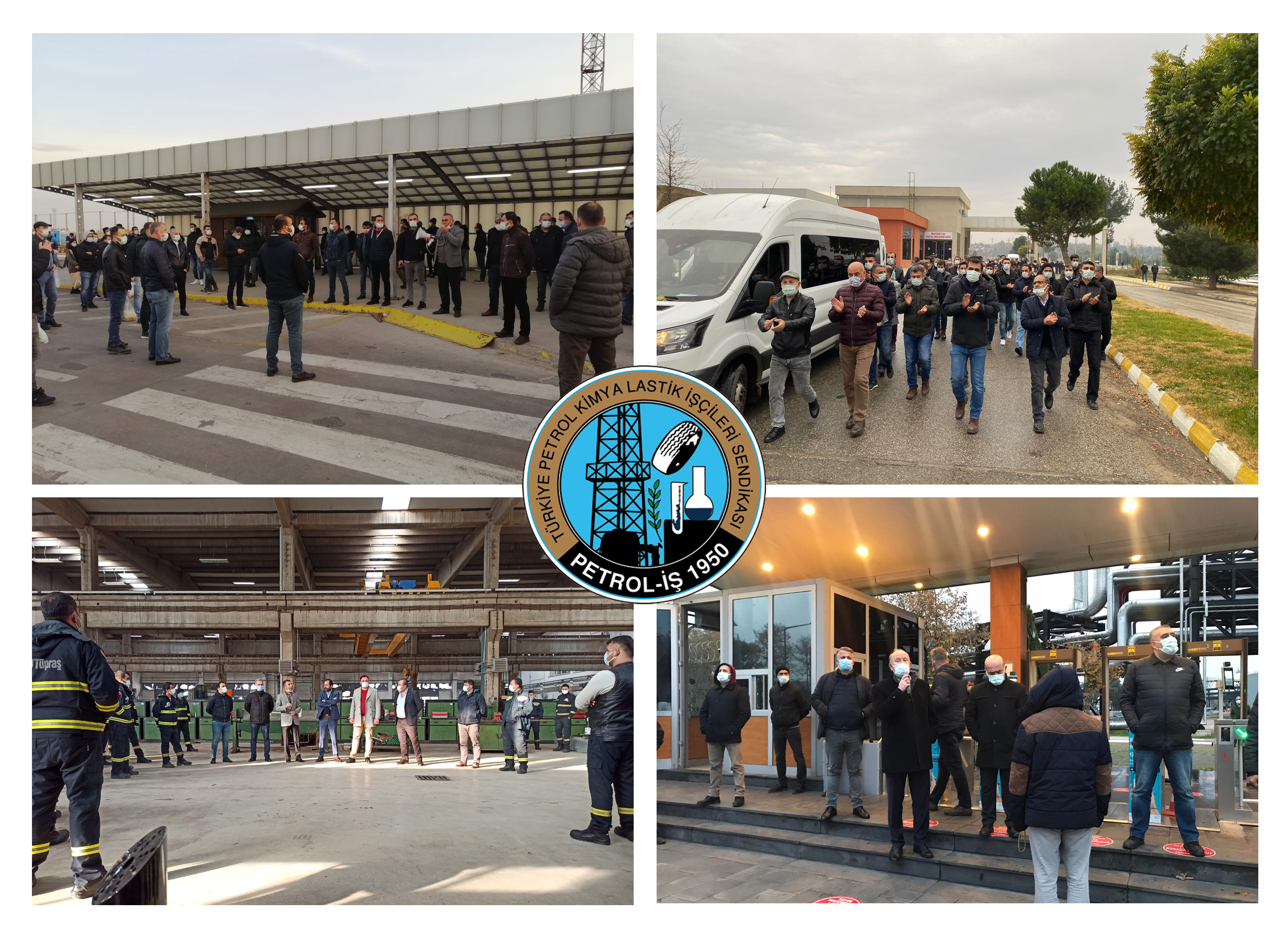 TÜPRAŞ OLDU BİTTİLERLE YÖNETİLEMEZ İŞVERENİN ÇALIŞMA BARIŞINI BOZAN EYLEMİNİ KABUL ETMİYORUZ!