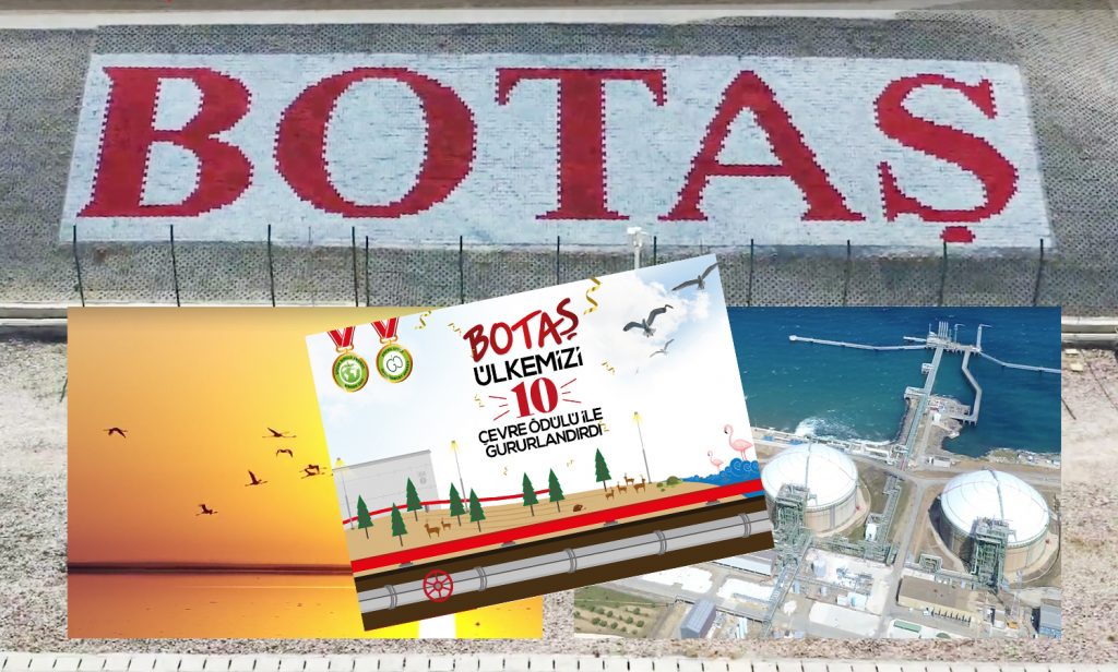 Örgütlü Olduğumuz Botaş’a 10 Çevre Ödülü