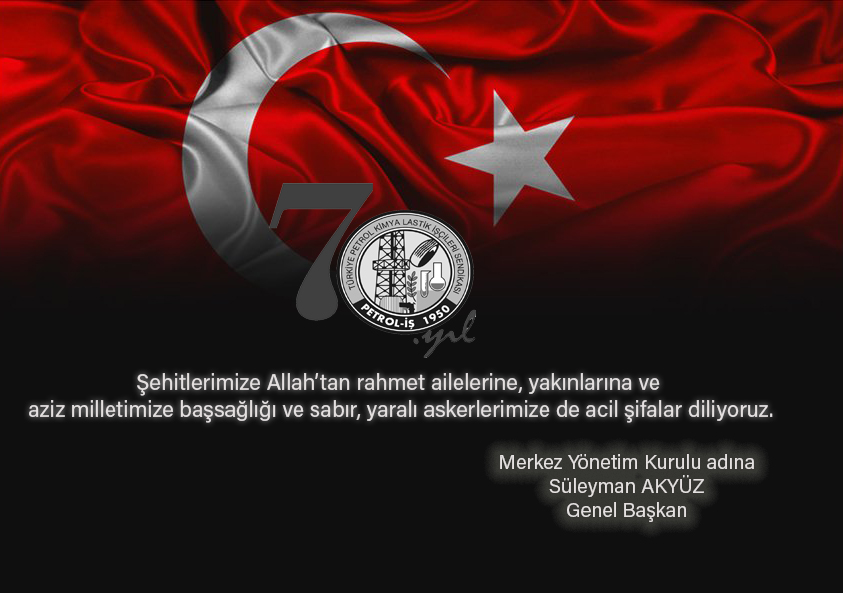 MİLLETİMİZİN BAŞI SAĞOLSUN