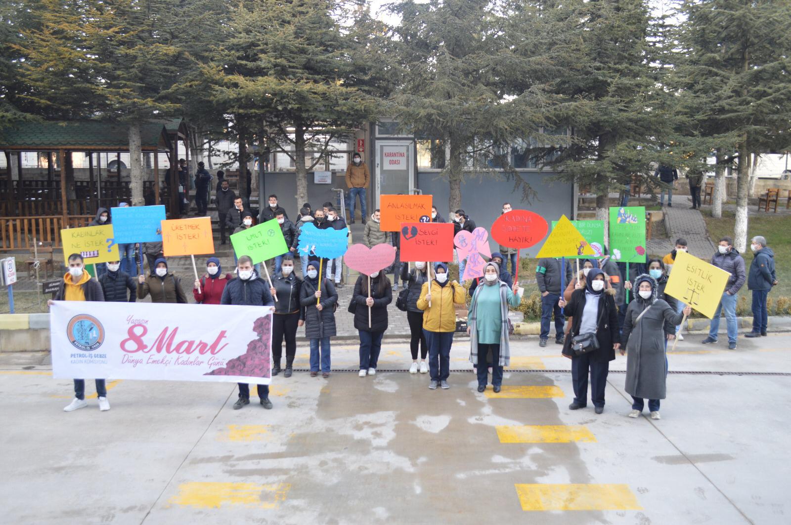 Gebze Şubemizde Örgütlü İşyerlerinde 8 Mart