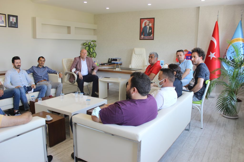 Genel Sekreterimiz Salih Akduman Aliağa Şubemizde