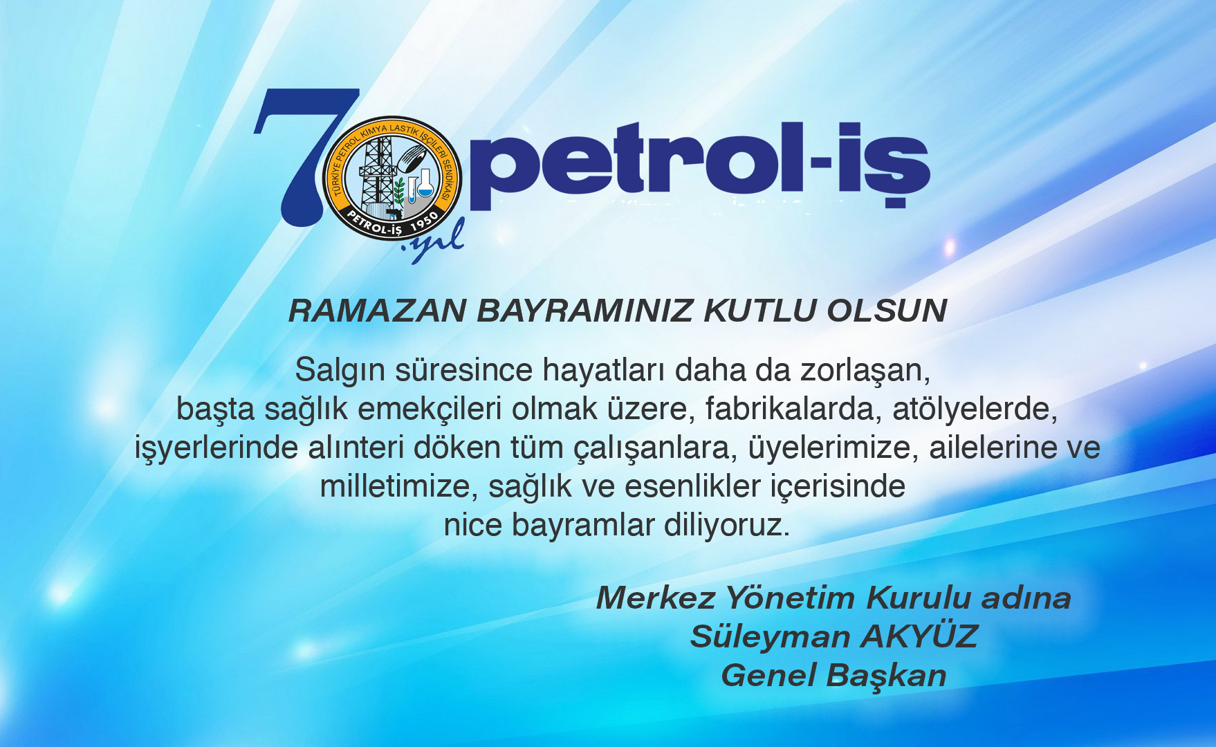 RAMAZAN BAYRAMINIZ KUTLU OLSUN