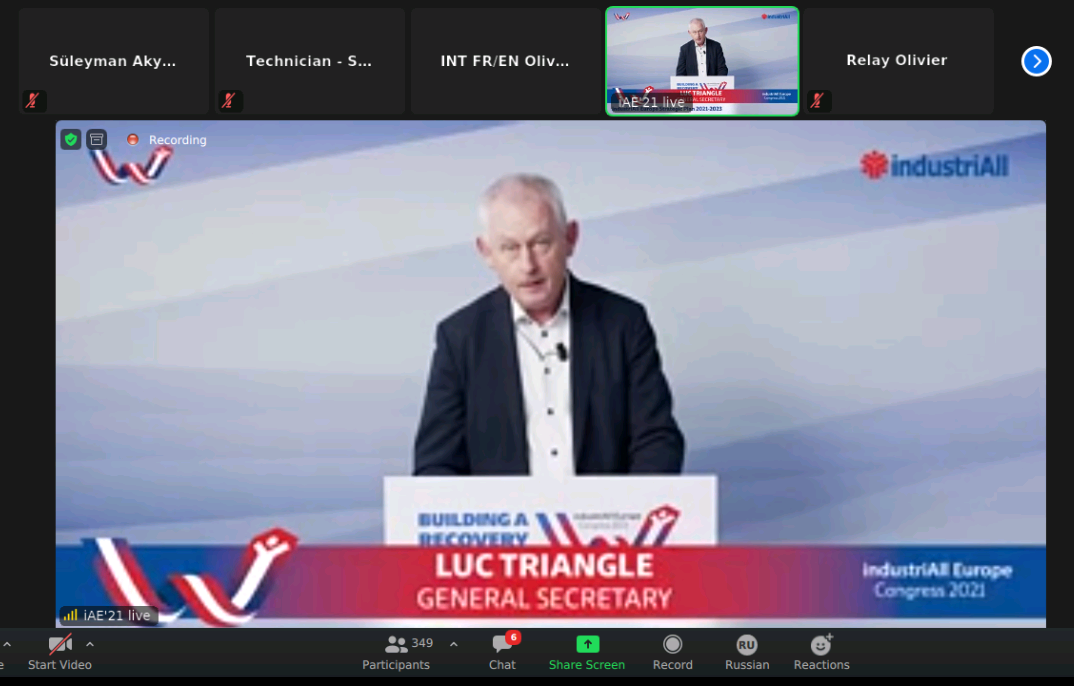 IndustriAll Avrupa Sendikası Yönetim Kurulu ve Kongresi Yapıldı