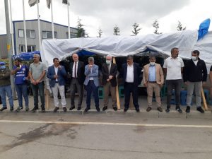 Merkez Yöneticilerimiz Nedex Grevcileriyle Birarada