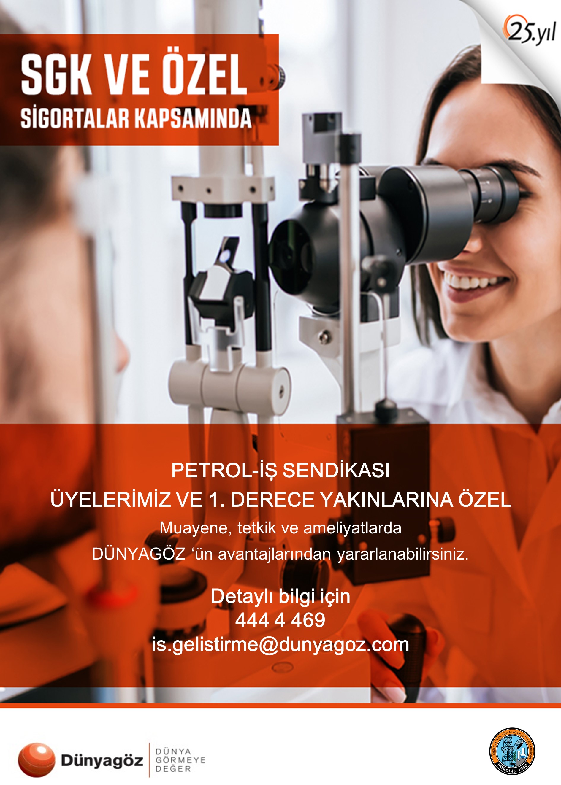 Dünya Göz Hastaneler Grubu İle Anlaşmamız Yenilendi