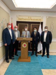 Genel Merkez Yöneticilerimiz Üsküdar Kaymakamını Ziyaret Etti