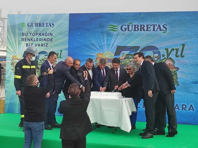 GÜBRETAŞ 70.YlLINI ÇALIŞANLARI ile KUTLADI