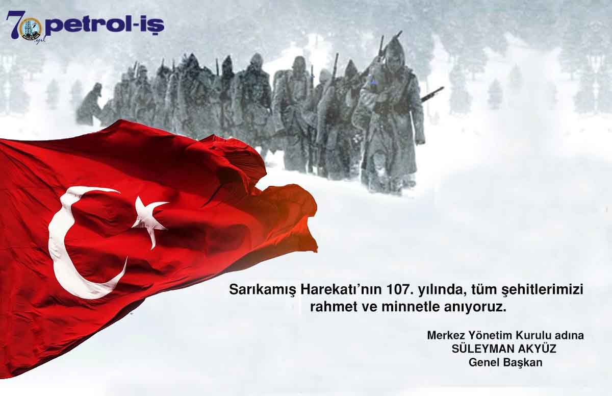 Sarıkamış Şehitlerimizi Rahmet ve Minnetle Anıyoruz