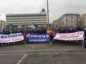Petrol-İş, Metal İşçileri ile Dayanışma İçin Kocaeli’deydi