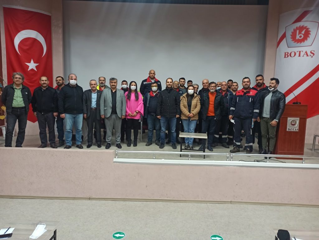 Ceyhan BOTAŞ Bölge Müdürlüğü'nde Yeni Üye Eğitimi Yapıldı