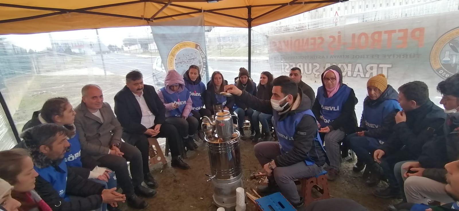 Genel Örgütlenme ve Eğitim Sekreterimiz Niyazi Recepkethüda’dan Pas South İşçilerine Ziyaret