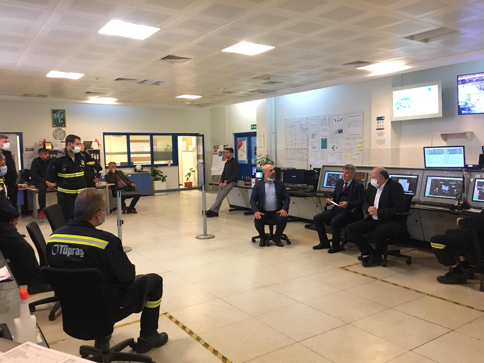 Tüpraş’a Geçmiş Olsun Ziyareti