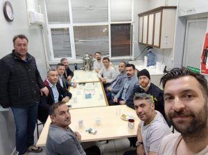 Tüpraş Aliağa’da Üyelerimizle Biraraya Gelindi