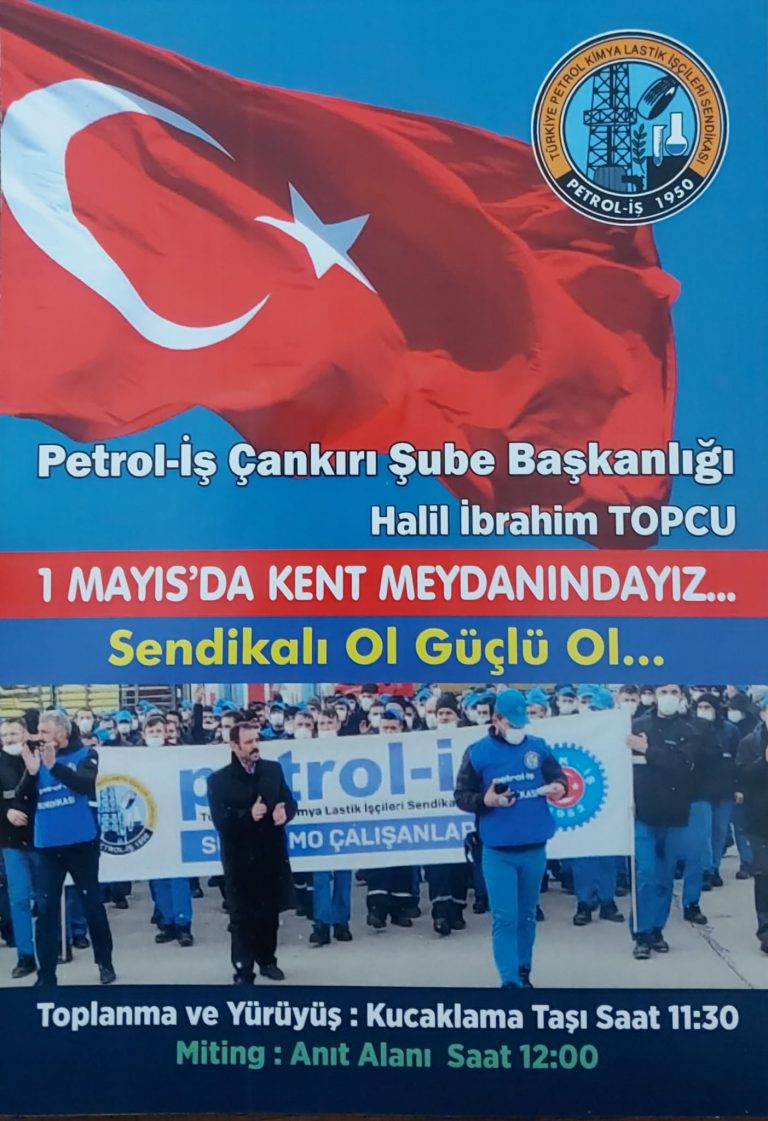 Çankırı Şubemiz 1 Mayıs'ı Kutladı