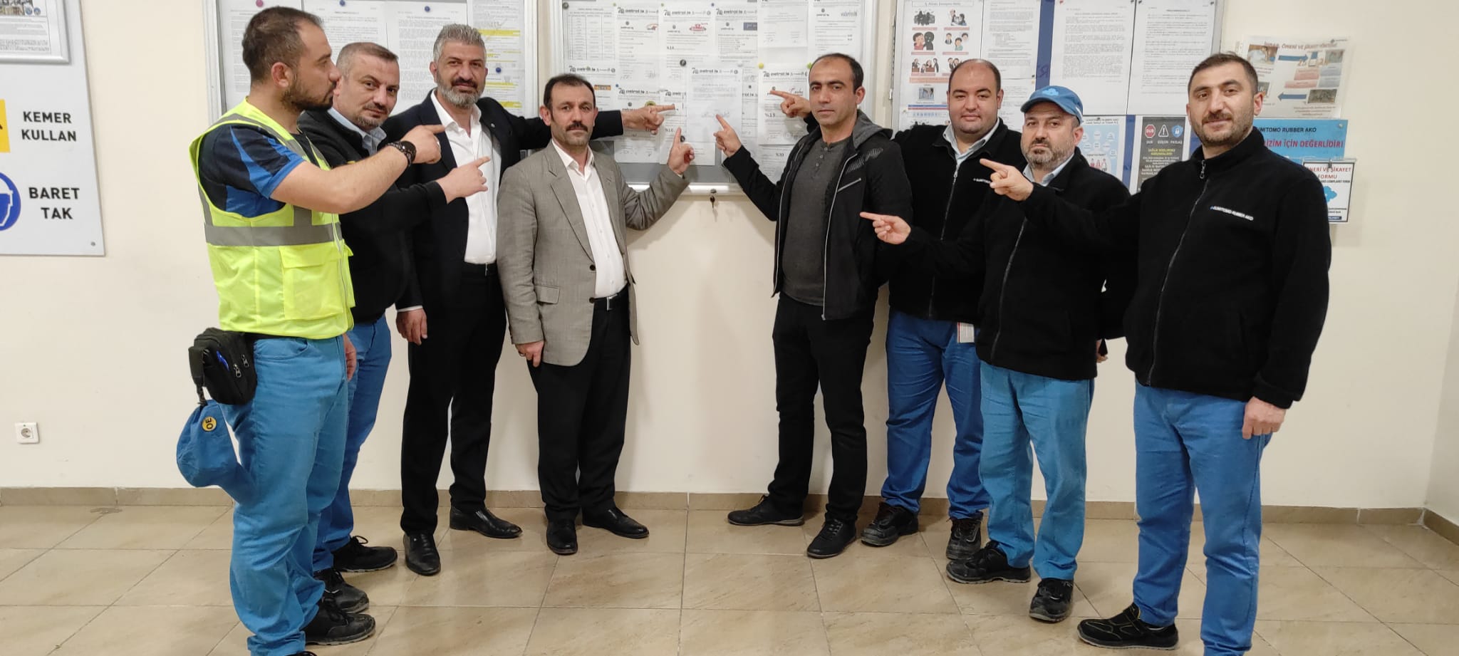 Çankırı Şubemize Bağlı Sumitomo'da Grev İlanı Asıldı