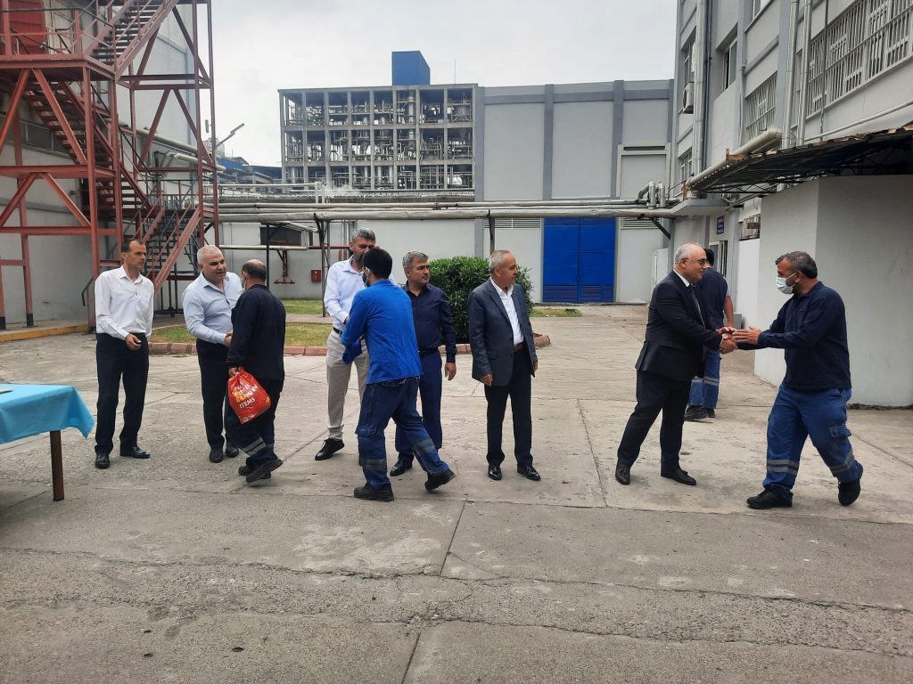 SASA'da Bayramlaşma Merasimi