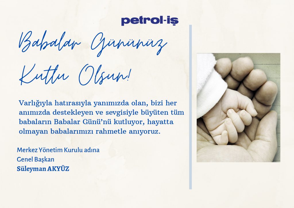 BABALAR GÜNÜ’NÜ KUTLUYORUZ...