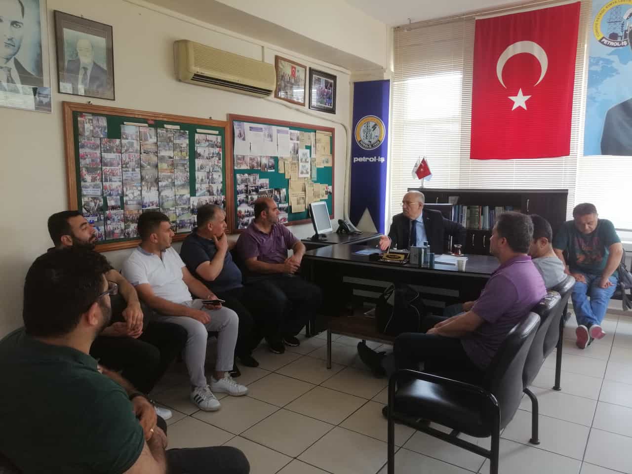 Adana Şube Başkanımız SASA'da Üyelerimizle Biraraya Geldi