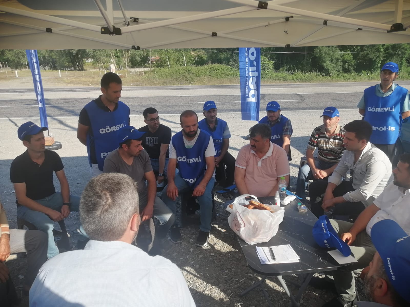 Genel Örgütlenme ve Eğitim Sekreterimiz Niyazi Recepkethüda’dan Ece Seramik Grevine Dayanışma Ziyareti