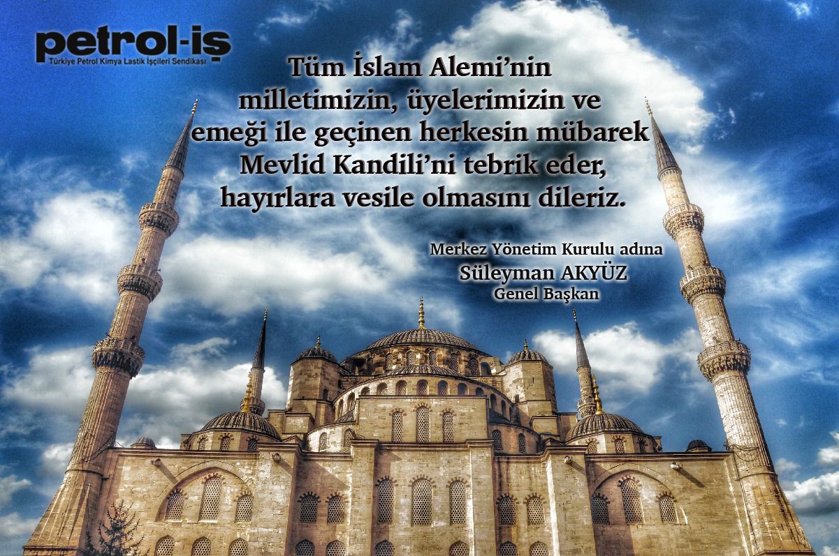 Merkez Yönetim Kurulumuzdan Mevlid Kandili Mesajı