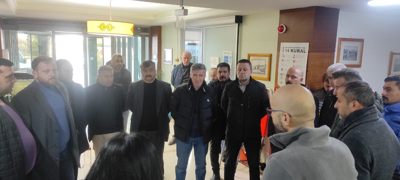 Merkez Yöneticilerimiz İş Kazasının Ardından Petkim’de