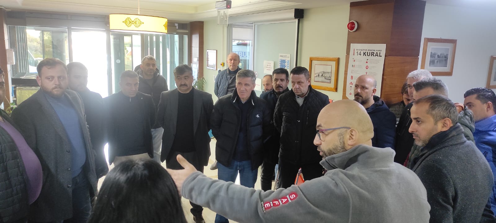 Merkez Yöneticilerimiz İş Kazasının Ardından Petkim’de