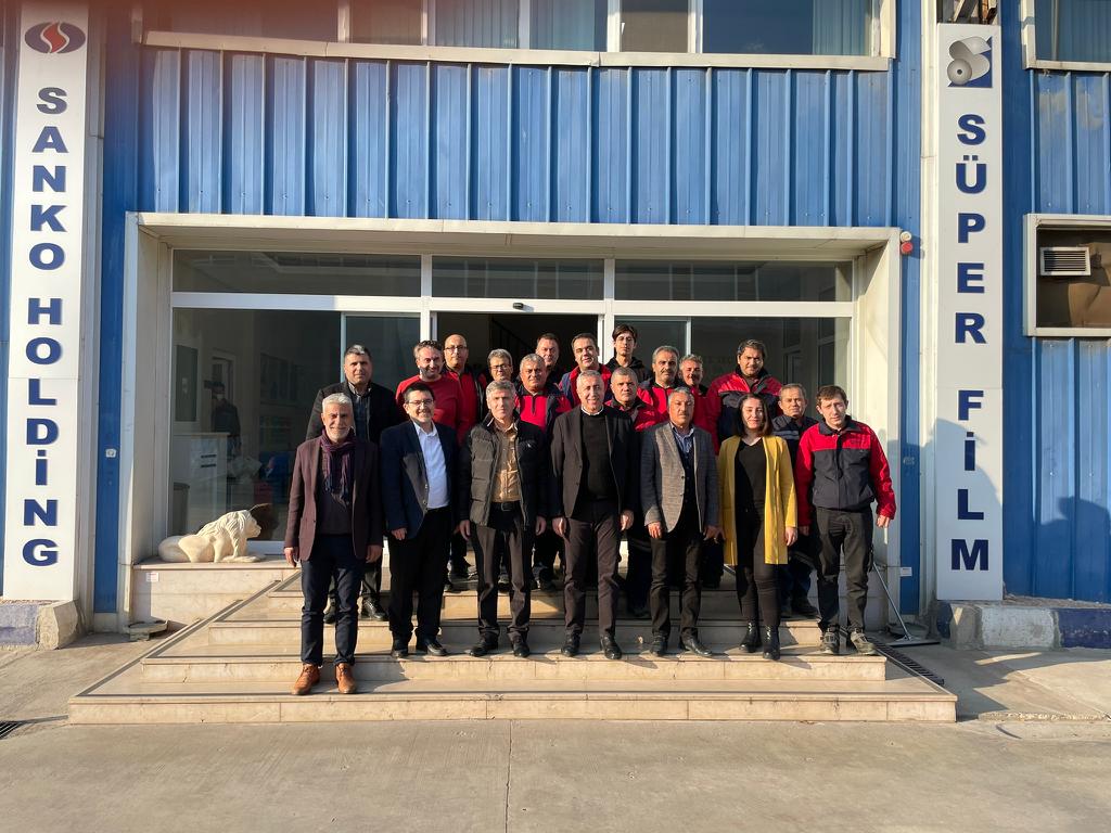 Genel Başkanımız Gaziantep'te Süper Film İşyerini Ziyaret Etti