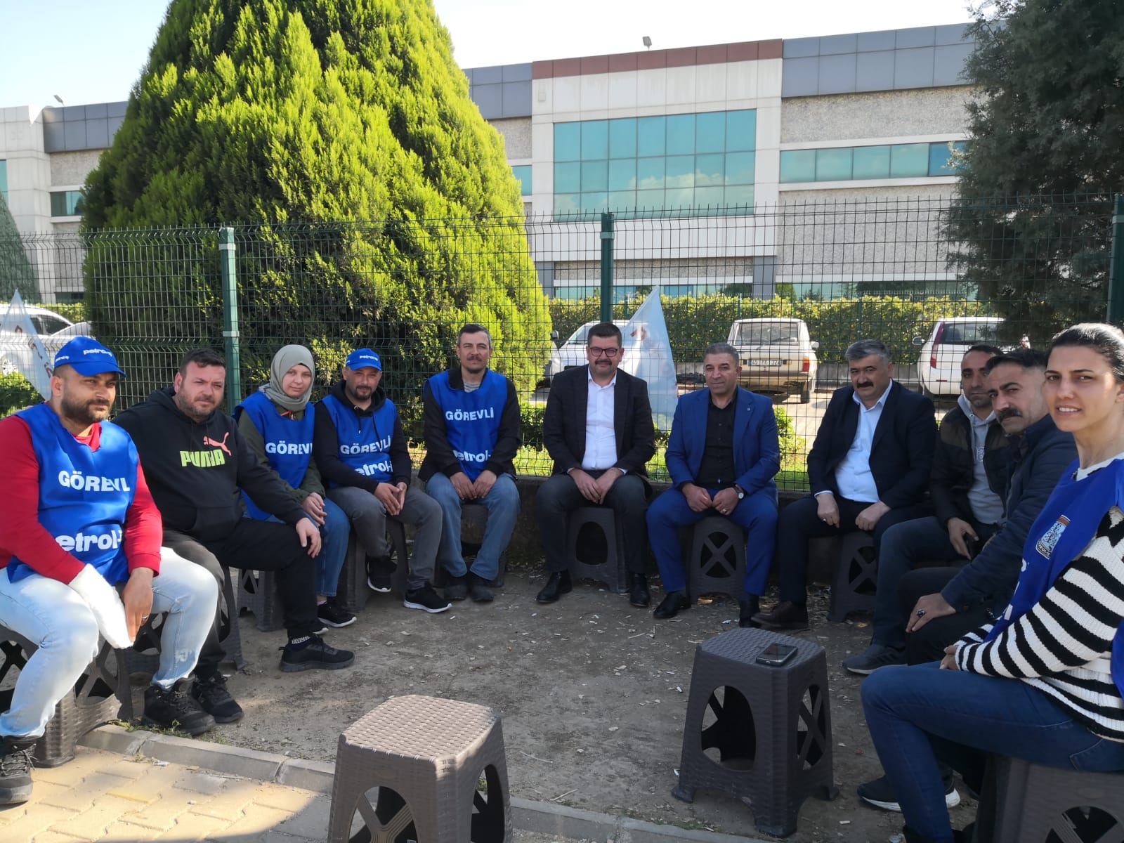 Etkin Plastik Direnişine Dayanışma Ziyareti