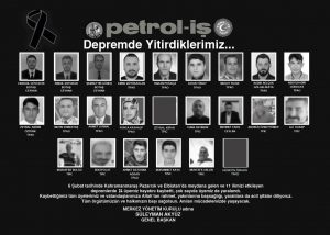 Deprem Sebebiyle 24 Üyemizi Kaybettik