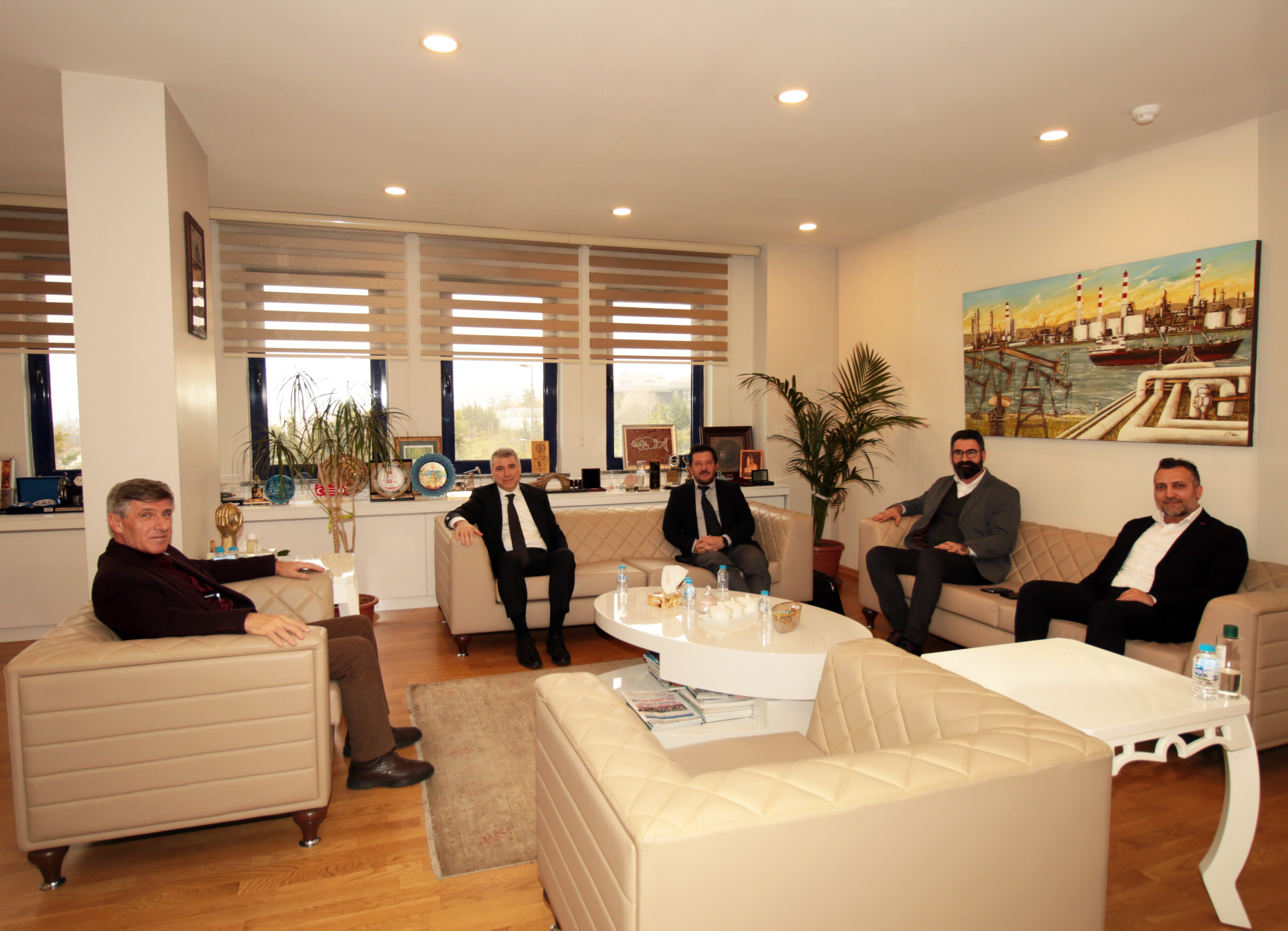 BASF Türkiye Genel Müdürü Tolga Demirözü'nden Genel Başkanımıza Ziyaret