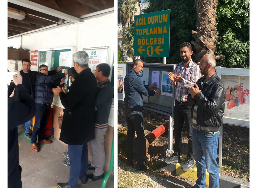 Adana ve Mersin Şubelerimizde Örgütlü Toros Tarım İşletmesi’nde Grev İlanları Asıldı