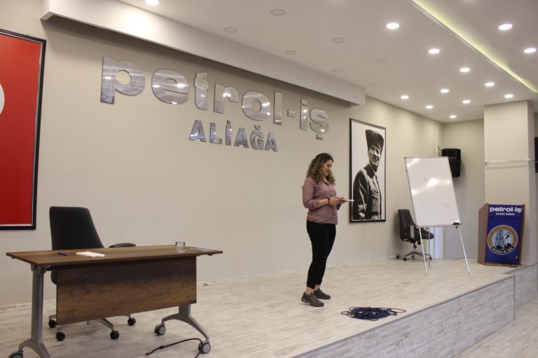 Aliağa Şubede Yeni Üye Eğitimi Yapıldı