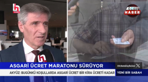 Sendikamız Genel Başkanı Süleyman Akyüz’ün asgari ücret görüşmelerine ilişkin değerlendirmeleri