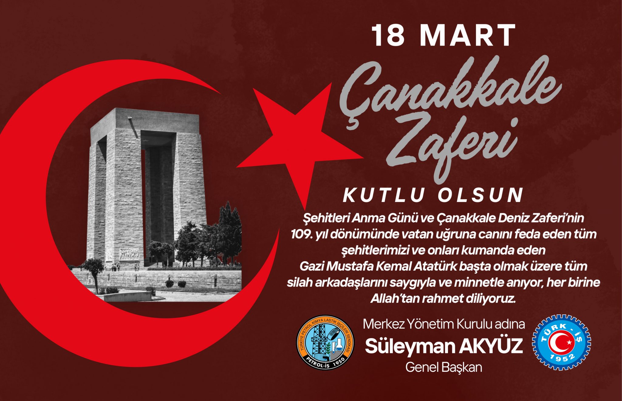 Çanakkale Zaferi 109. Yılında