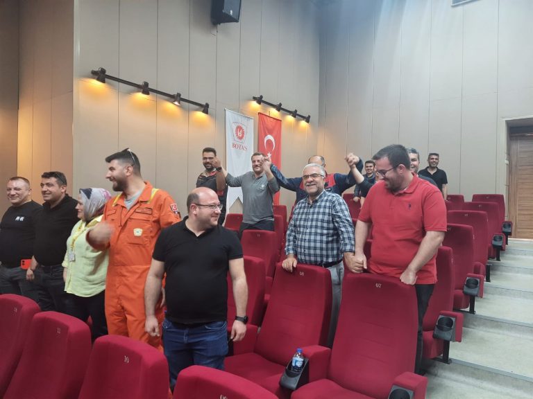 Adana Şubemizde Örgütlü Toros Tarım, Botaş ve BIL İşyerlerinde Sendikal Eğitim