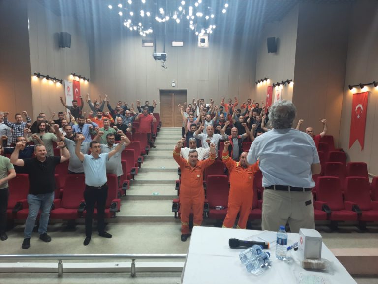 Adana Şubemizde Örgütlü Toros Tarım, Botaş ve BIL İşyerlerinde Sendikal Eğitim