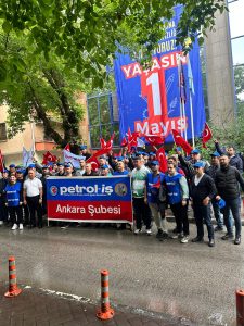 Genel Yönetim Sekreterimiz 1 Mayıs’a Ankara’da Katıldı