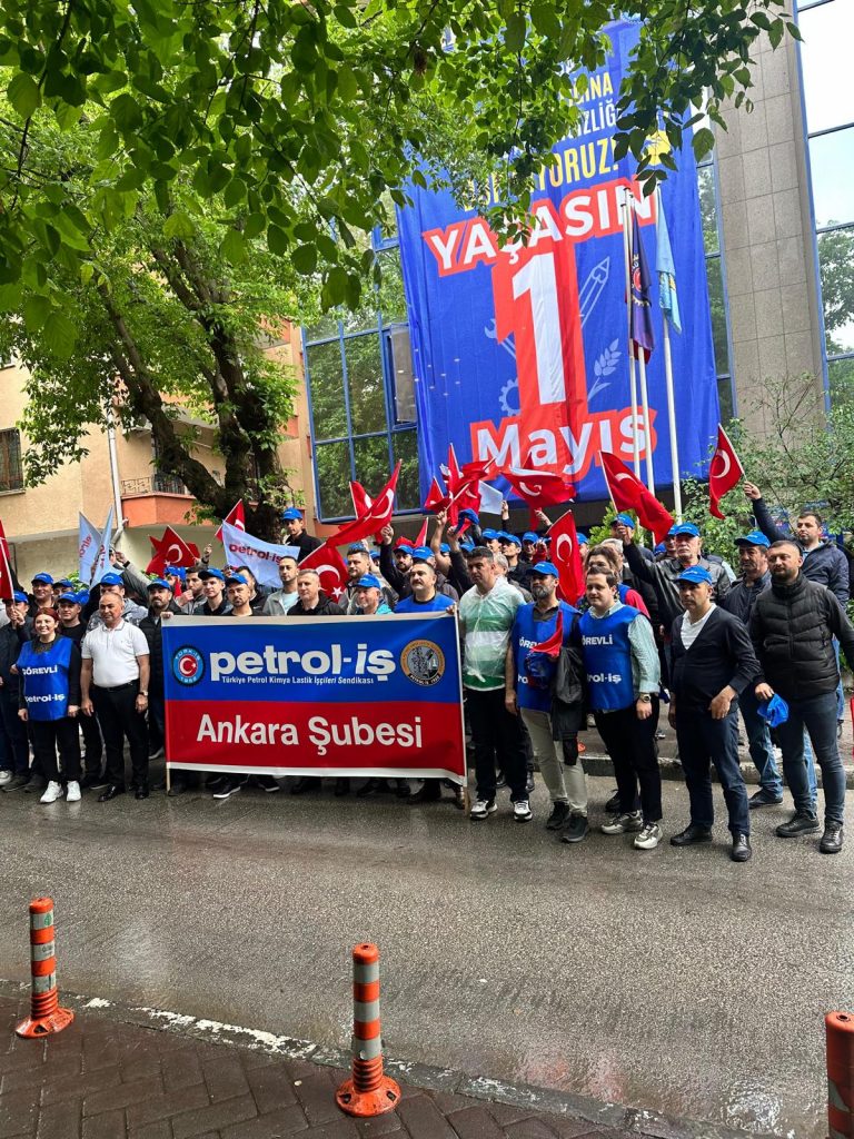 Genel Yönetim Sekreterimiz 1 Mayıs’a Ankara’da Katıldı