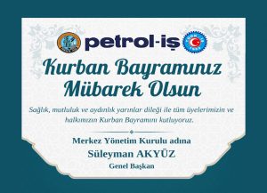 Merkez Yönetim Kurulu’ndan Bayram Tebriği