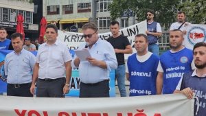 Lüleburgaz’da “Zordayız Geçinemiyoruz” Açıklaması