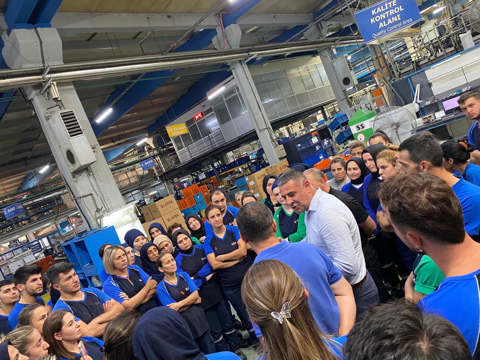 Genel Merkez Yöneticilerimizden Elatek İşyeri Ziyareti