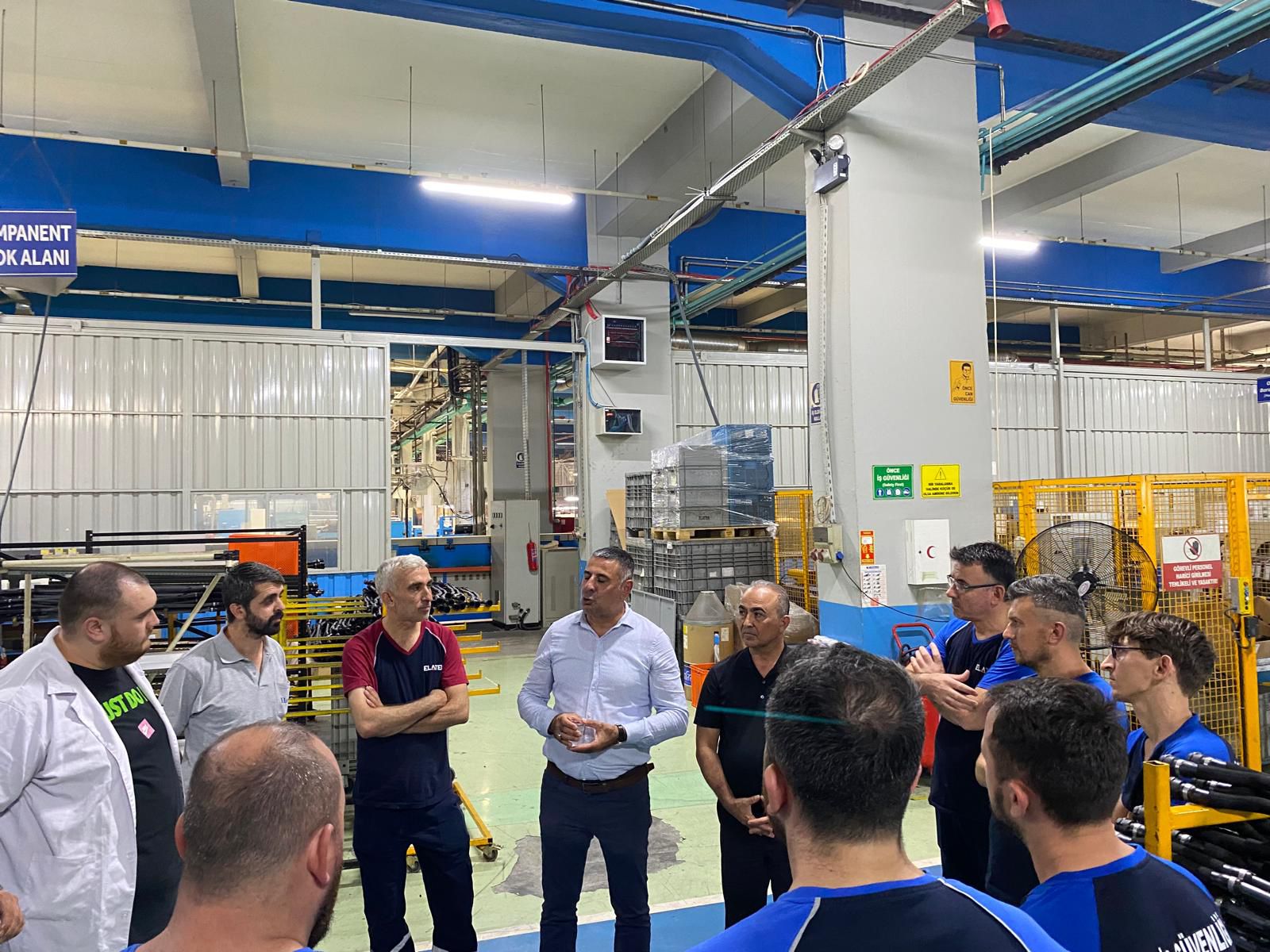 Genel Merkez Yöneticilerimizden Elatek İşyeri Ziyareti