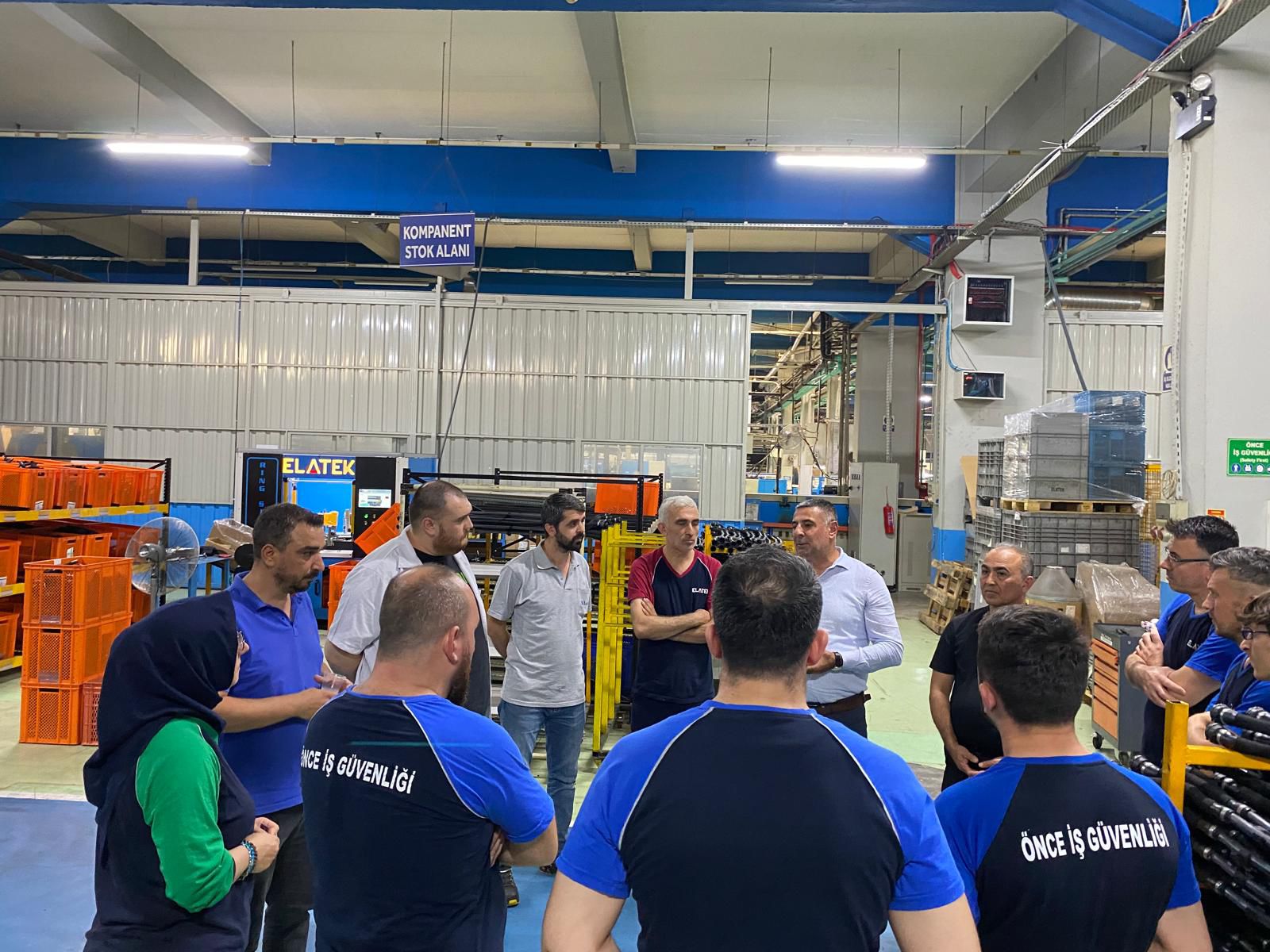 Genel Merkez Yöneticilerimizden Elatek İşyeri Ziyareti