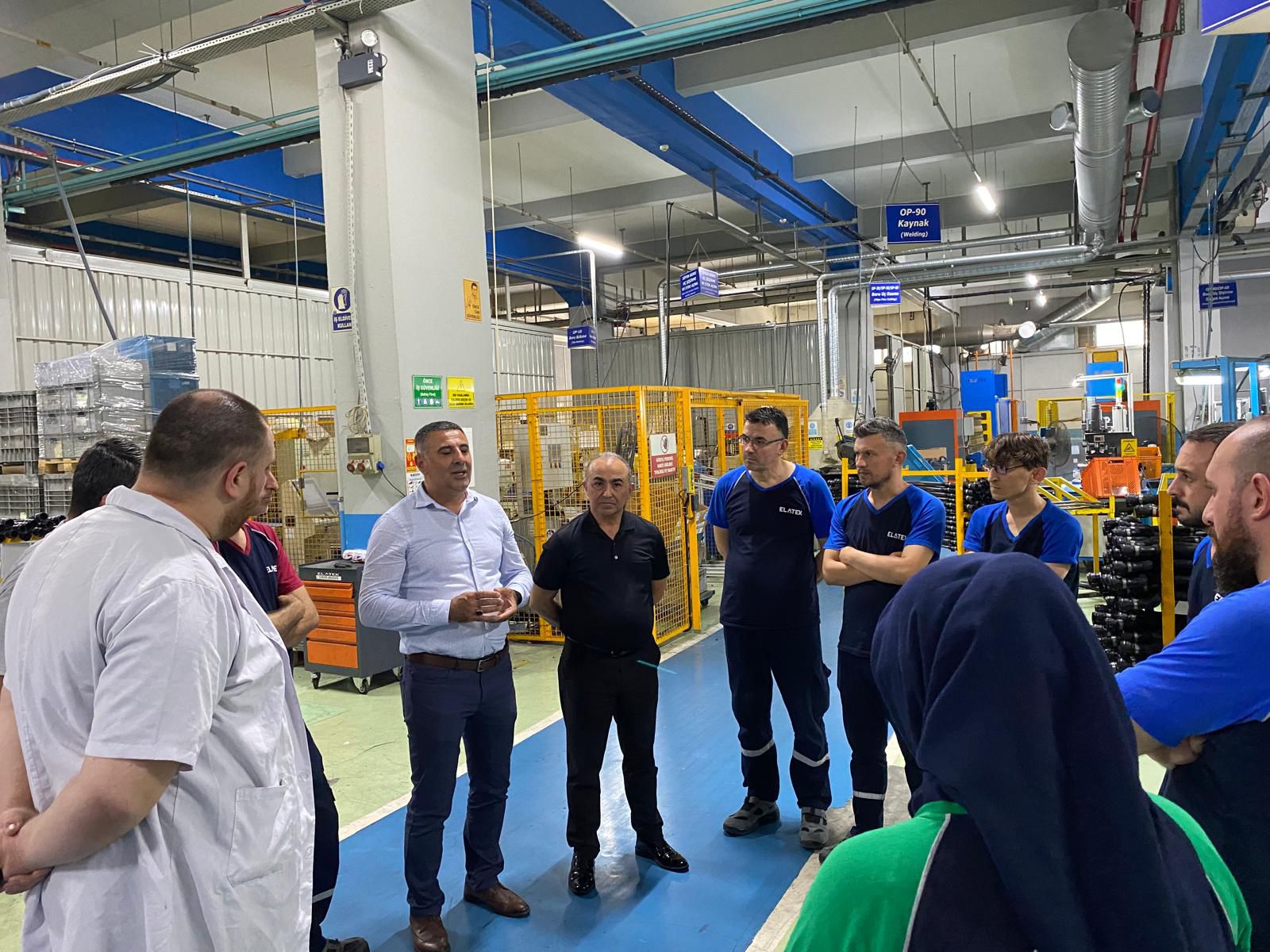 Genel Merkez Yöneticilerimizden Elatek İşyeri Ziyareti