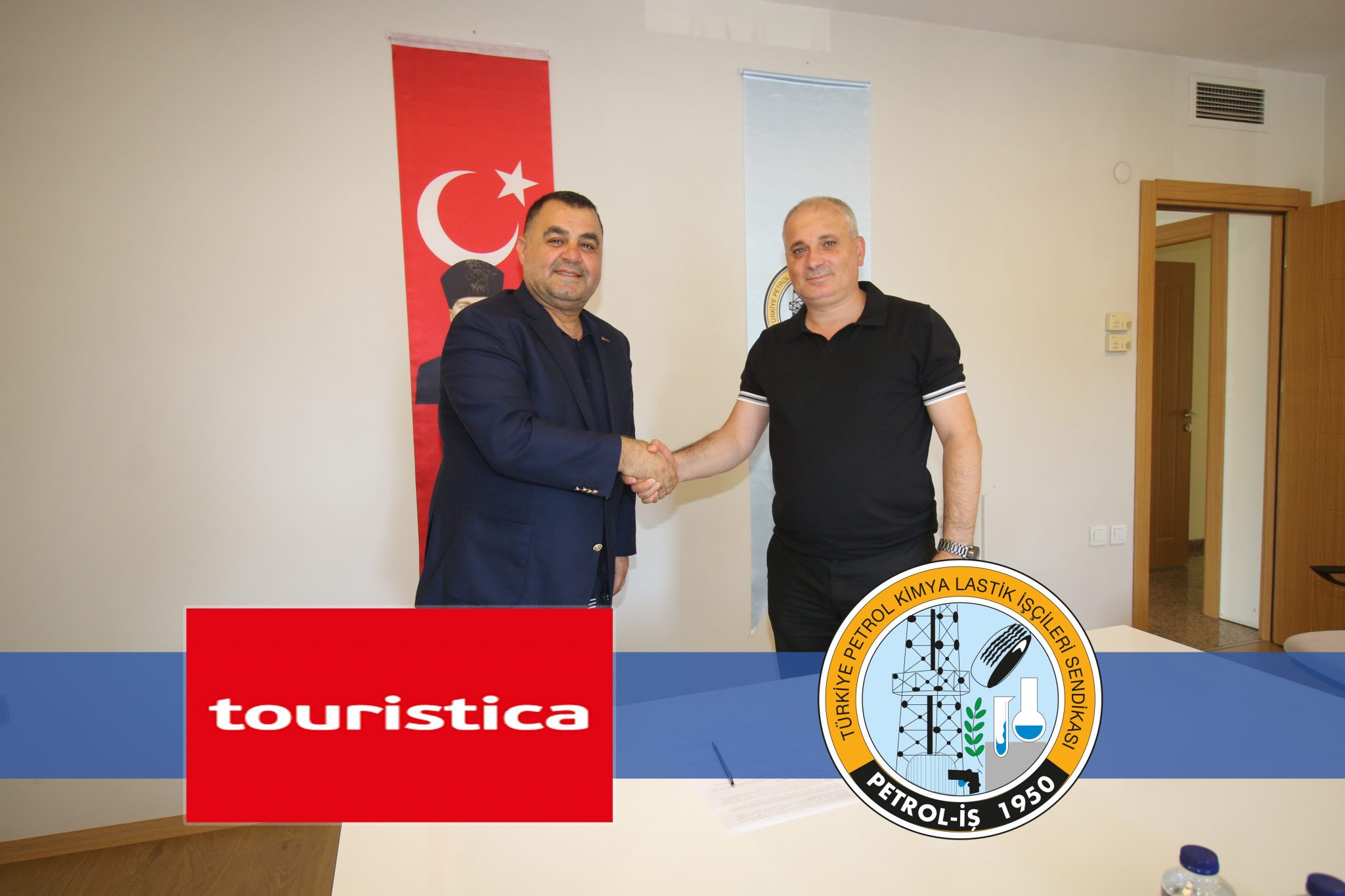 Sendikamız ile TOURISTICA arasında kurumsal indirim sözleşmesi yapılmıştır.