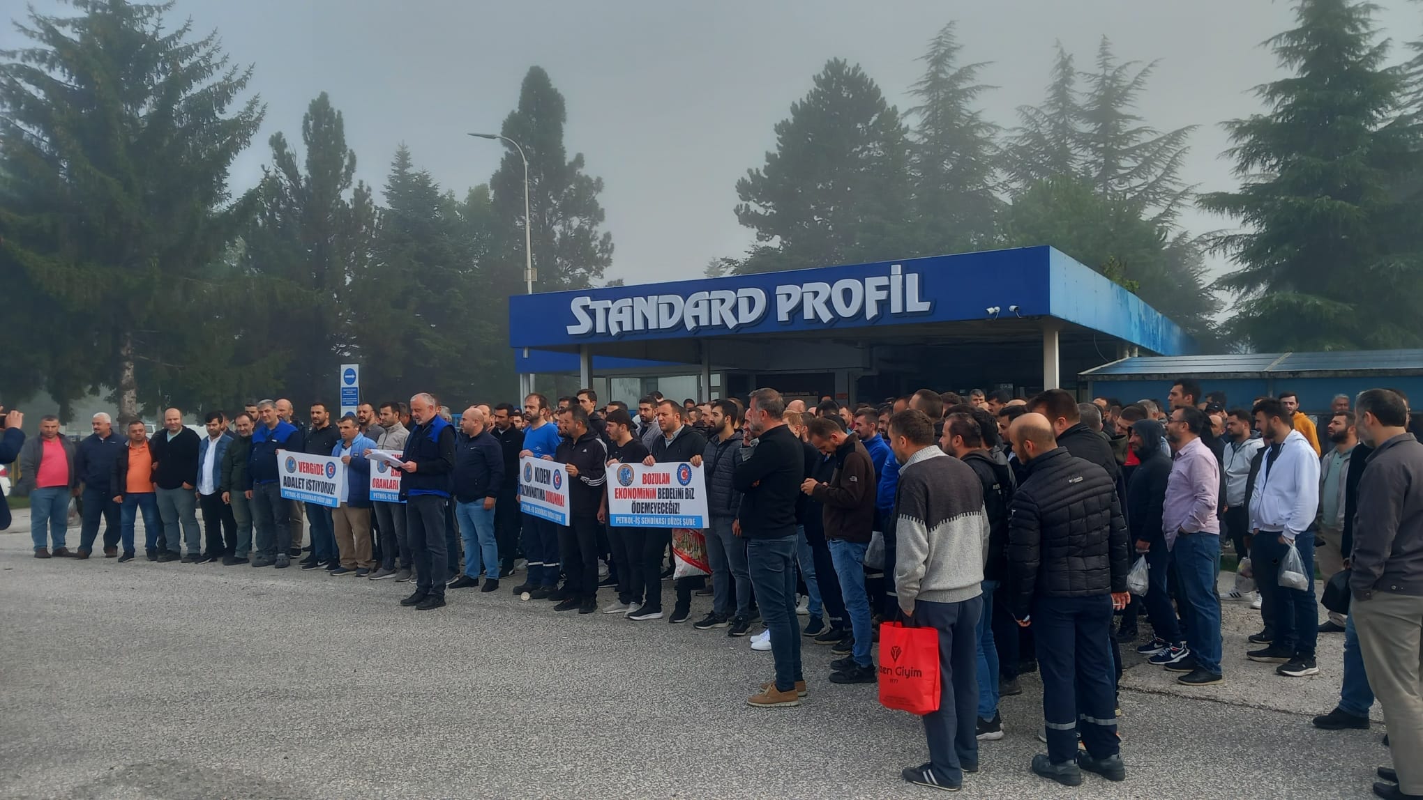 Düzce Şubemizde Basın Açıklaması