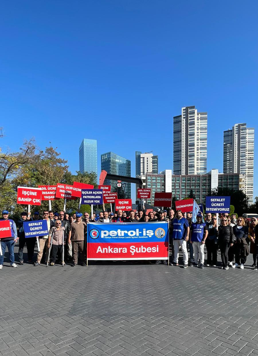 Ankara Şubemiz Örgütlü Olduğu İşyerlerinde Basın Açıklaması Yaptı
