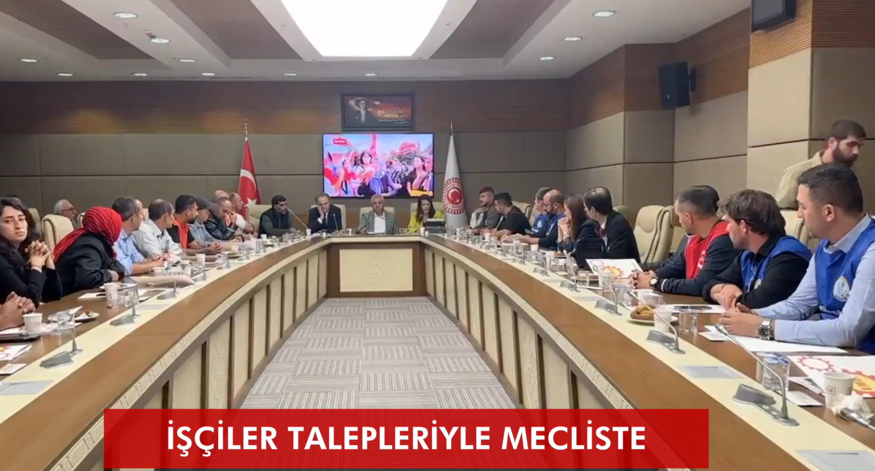 İşçiler Talepleriyle Meclis'te