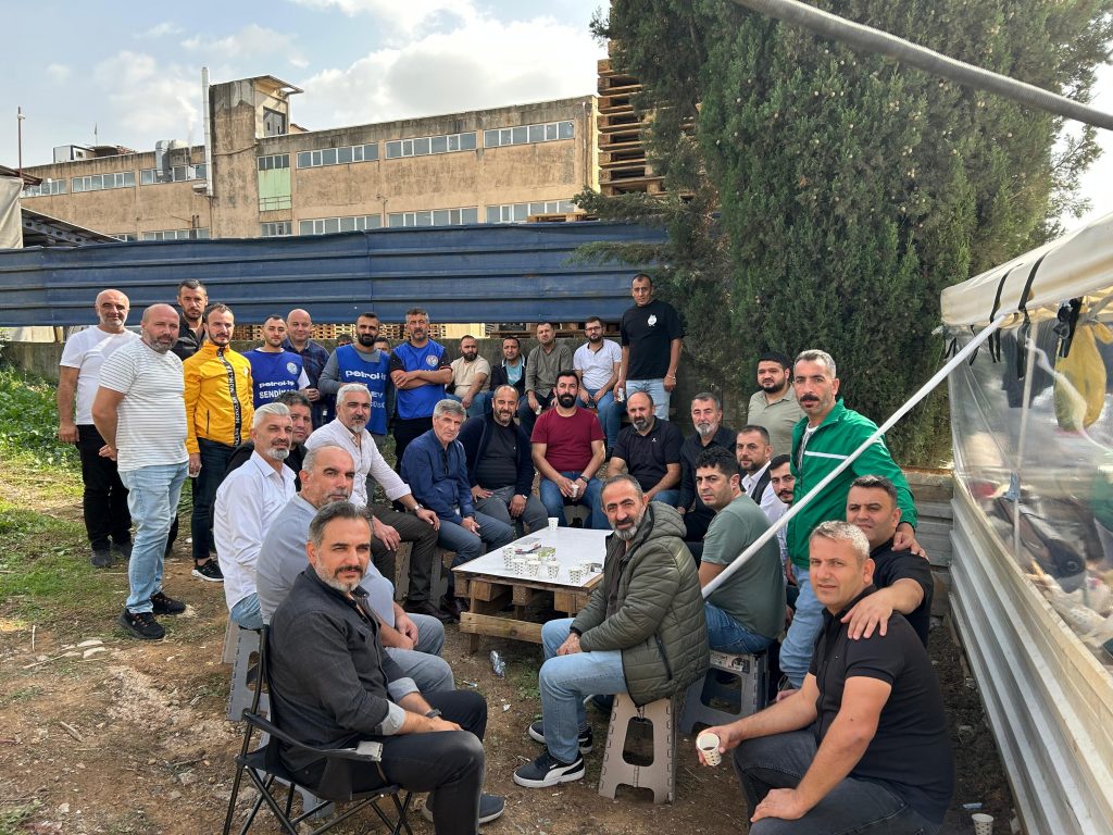 Genel Başkanımız Süleyman Akyüz’den Tarkett Grevine Ziyaret