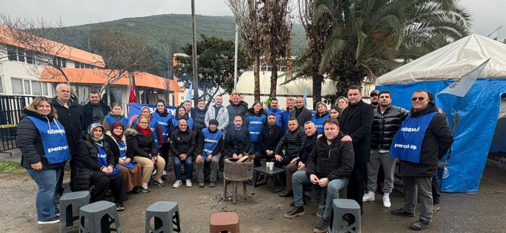 Temel Conta Grevimizin 37. Gününde Dayanışma Ziyareti!